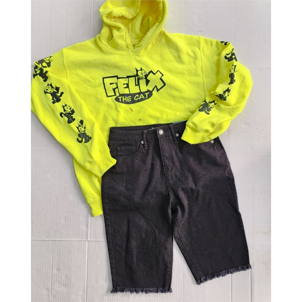 Wild Fable Black High Waisted Bermuda Shorts